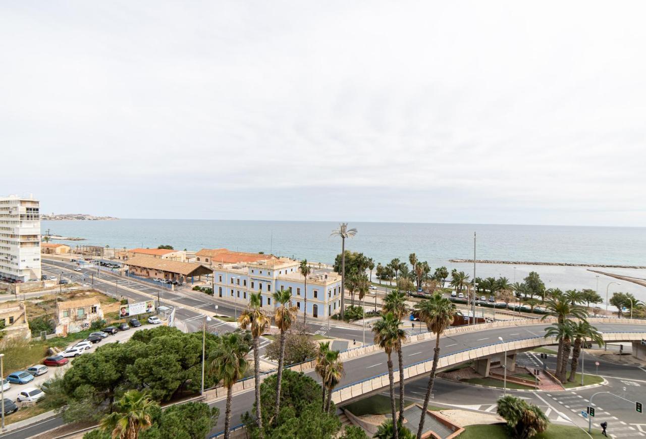 Atico De Lujo Con Vistas Al Mar, Primera Linea Playa Del Postiguet Alicante Exterior foto